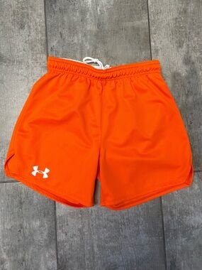 Under Armour Orange Women's Mesh Training Shorts